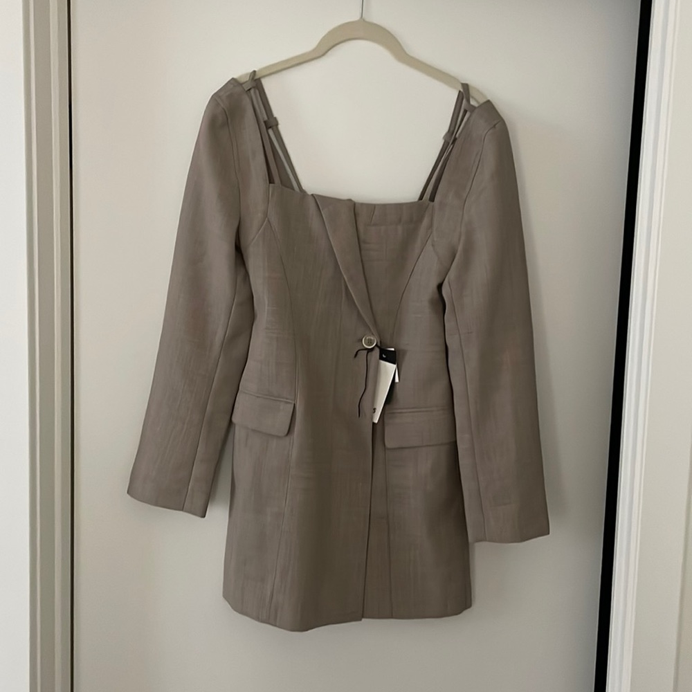Jacquemus Maniu Dress sz XS (tan) NWT